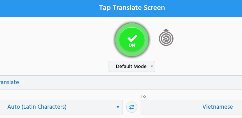 Dịch Trực Tiếp Màn Hình Game QuaỨng Dụng Tap Translate Screen